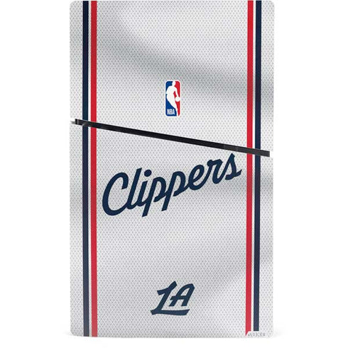 NBA Los Angeles Clippers Team Jersey PS5 Slim Digital Edition Console Skin